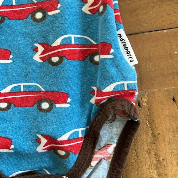 Maxomorra red car print matching set - Picture 3 of 8